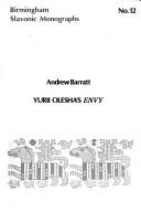 Cover of: Yurii Olesha's Envy