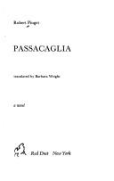 Cover of: Passacaglia: a novel