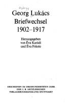 Cover of: Briefwechsel, 1902-1917
