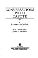 Cover of: Conversations with Capote by Lawrence Grobel
