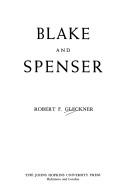 Cover of: Blake and Spenser