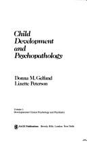Cover of: Child development and psychopathology