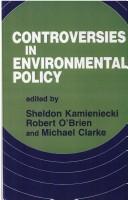 Cover of: Controversies in environmental policy