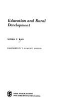 Cover of: Education and rural development by Sudha V. Rao