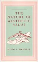 Cover of: The nature of aesthetic value