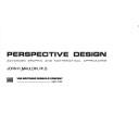 Cover of: Perspective design: advanced graphic and mathematical approaches