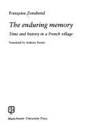 Cover of: The enduring memory by Françoise Zonabend