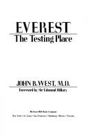 Cover of: Everest--the testing place