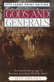 Cover of: Gods and generals by Jeff Shaara