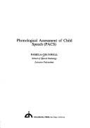 Cover of: Phonological assessment of child speech (PACS) by Pamela Grunwell