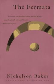 Cover of: The Fermata by Nicholson Baker