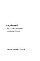 Cover of: Amy Lowell