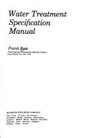 Water treatment specification manual by Frank Rosa