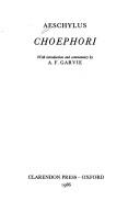 Cover of: Choephori by Aeschylus