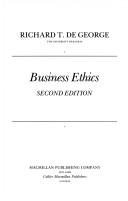 Cover of: Business ethics by De George, Richard T.