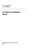Cover of: Pascal database book | Julian R. Ullmann
