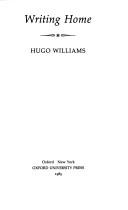 Cover of: Writing home by Hugo Williams