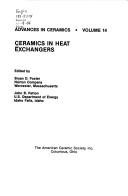 Cover of: Ceramics in heat exchangers