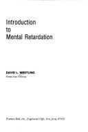 Cover of: Introduction to mental retardation