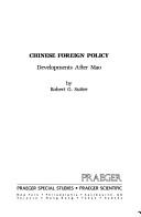 Cover of: Chinese foreign policy by Robert G. Sutter, Robert G. Sutter