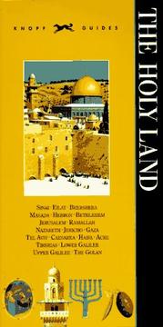 Cover of: Knopf Guide to The Holy Land by Knopf Guides