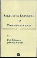 Cover of: Selective exposure to communication