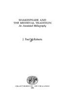 Shakespeare and the medieval tradition by J. Paul McRoberts