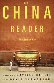 Cover of: The China reader by edited and with an introduction by Orville Schell and David Shambaugh.