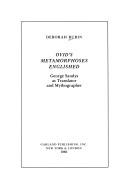 Ovid's Metamorphoses Englished by Deborah Rubin