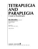 Cover of: Tetraplegia and paraplegia by Ida Bromley