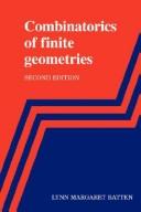 Cover of: Combinatorics of finite geometries by Lynn Margaret Batten