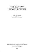 Cover of: The laws of Indo-European by Collinge, N. E.