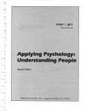 Cover of: Applying psychology