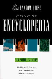 Cover of: Random House concise encyclopedia.