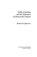 Cover of: Public schooling and the education of democratic citizens