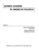 Cover of: Women leaders in American politics