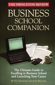 Cover of: The Princeton Review business school companion by H. S. Hamadeh