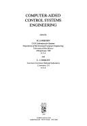 Cover of: Computer-aided control systems engineering
