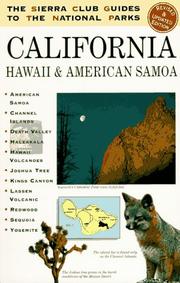 The Sierra Club guides to the national parks of California, Hawaii, and American Samoa by Brown, Joseph E.