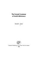 The formal grammar of switch-reference by Daniel L. Finer