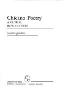 Cover of: Chicano poetry: a critical introduction