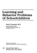 Cover of: Learning and behavior problems of schoolchildren