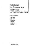 Cover of: Obstacles to disarmament and ways of overcoming them