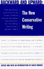 Cover of: Backward and Upward: The New Conservative Writing