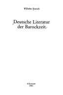 Cover of: Deutsche Literatur der Barockzeit by Wilhelm Emrich