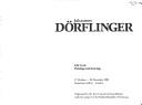 Cover of: Johannes Dörflinger: life cycle, paintings and drawings.