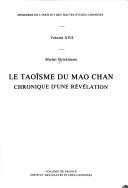 Cover of: Le Taoïsme du Mao Chan by Michel Strickmann, Michel Strickmann