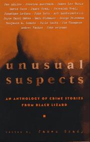 Cover of: Unusual Suspects: A New Anthology of Crime Stories from Black Lizard