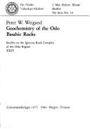 Cover of: Diatremes and volcanic rocks in the Hurdal area, Oslo region: studies on the igneous rock complex of the Oslo region, XXV