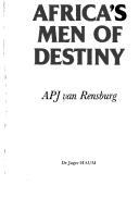 Cover of: Africa's men of destiny